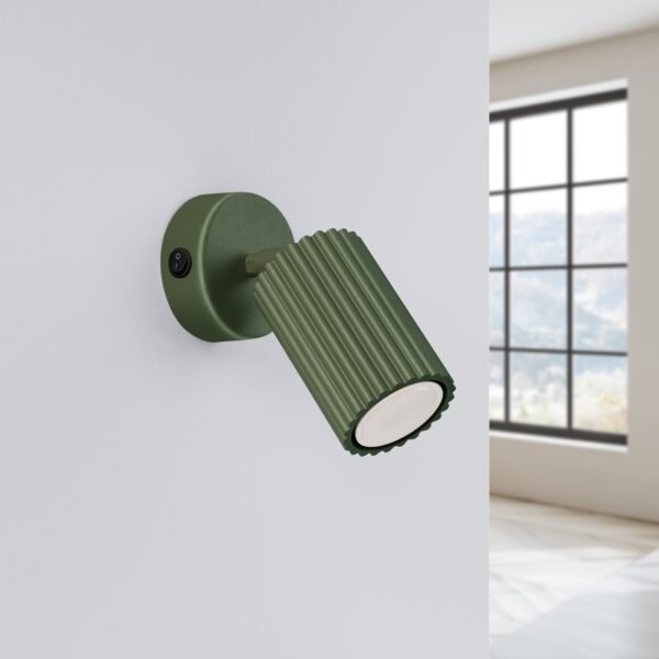 Wall Lamp Karbon Olive Green Modern Pendant Lights Great Lighting UK Ltd