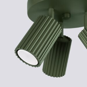 Round 3 Light Karbon Olive Green Cluster Ceiling Lights Great Lighting UK Ltd