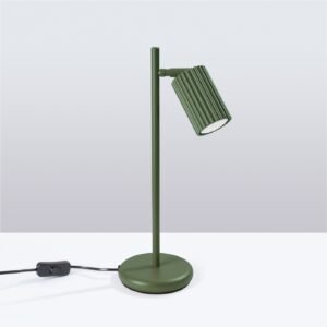 Table Lamp Karbon Olive Green Modern Table Lamps Great Lighting UK Ltd