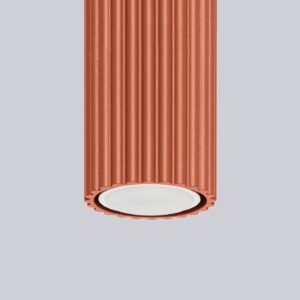 Tall Ceiling Light Red Ochre Single Ceiling Lights Great Lighting UK Ltd