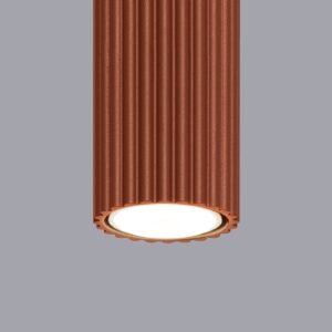 Tall Ceiling Light Red Ochre Single Ceiling Lights Great Lighting UK Ltd