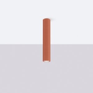 Tall 40cm Ceiling Light Red Ochre Single Ceiling Lights Great Lighting UK Ltd