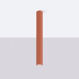 Tall 60cm Ceiling Light Red Ochre Single Ceiling Lights Great Lighting UK Ltd