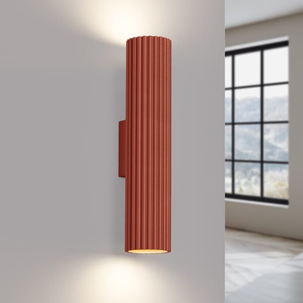 Wall Lamp Karbon Red Ochre Modern Pendant Lights Great Lighting UK Ltd