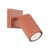 Wall Lamp Karbon Red Ochre Single Wall Lights Great Lighting UK Ltd