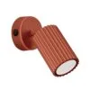 Karbon Wall Light - Red Ochre / Medium Modern Adjustable Wall Lights Great Lighting UK Ltd
