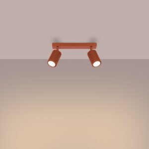 2 Track Light Karbon Red Ochre Track Lighting Great Lighting UK Ltd