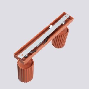 2 Track Light Karbon Red Ochre Track Lighting Great Lighting UK Ltd