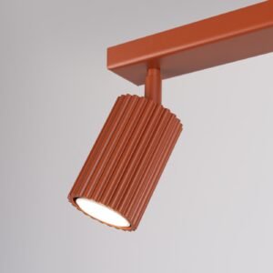 2 Track Light Karbon Red Ochre Track Lighting Great Lighting UK Ltd