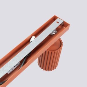 3 Track Light Karbon Red Ochre Track Lighting Great Lighting UK Ltd