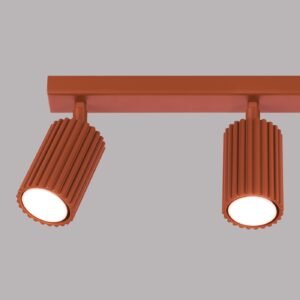 3 Track Light Karbon Red Ochre Track Lighting Great Lighting UK Ltd