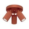 Round 3 Light Karbon Red Ochre Cluster Ceiling Lights Great Lighting UK Ltd