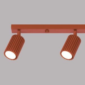 4 Light Track Karbon Red Ochre Track Lighting Great Lighting UK Ltd