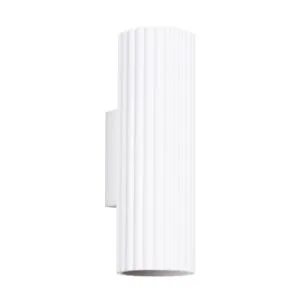 Wall Lamp Karbon White Double Wall Lights Great Lighting UK Ltd