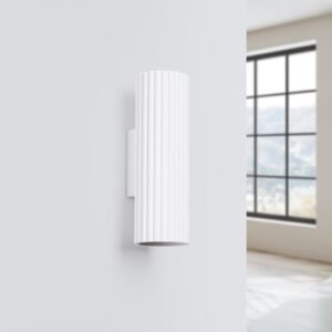 Wall Lamp Karbon White Double Wall Lights Great Lighting UK Ltd