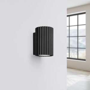 Wall Lamp Karbon Black Single Wall Lights Great Lighting UK Ltd