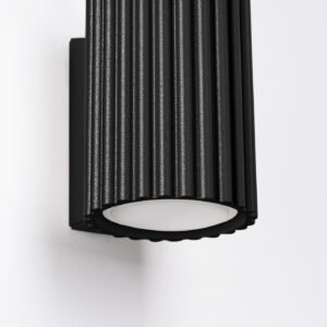 Wall Lamp Karbon Black Single Wall Lights Great Lighting UK Ltd