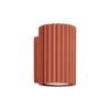 Wall Lamp Karbon Red Ochre Single Wall Lights Great Lighting UK Ltd