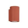 Karbon Wall Light - Red Ochre / Large Small Wall Lights Great Lighting UK Ltd