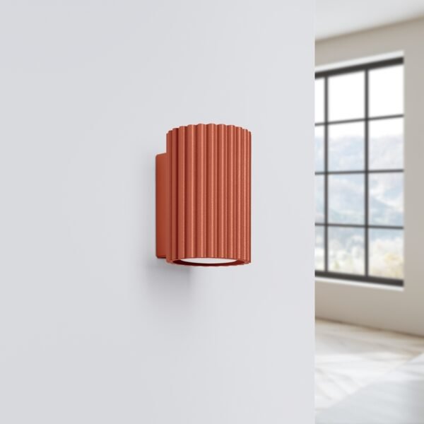 Wall Lamp Karbon Red Ochre Modern Pendant Lights Great Lighting UK Ltd
