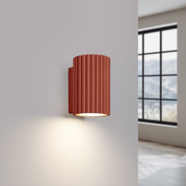 Wall Lamp Karbon Red Ochre Modern Pendant Lights Great Lighting UK Ltd