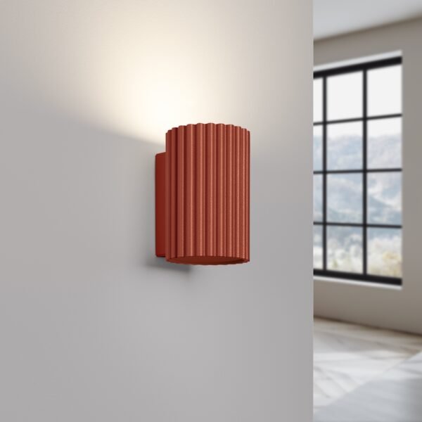 Wall Lamp Karbon Red Ochre Modern Pendant Lights Great Lighting UK Ltd