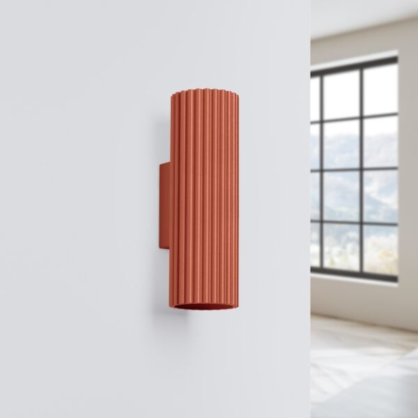 Wall Lamp Karbon Red Ochre Modern Pendant Lights Great Lighting UK Ltd