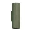 Wall Lamp Karbon Olive Green Double Wall Lights Great Lighting UK Ltd