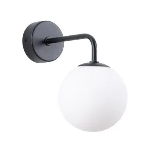Astral Wall Light - Black / White Black Wall Lights Great Lighting UK Ltd