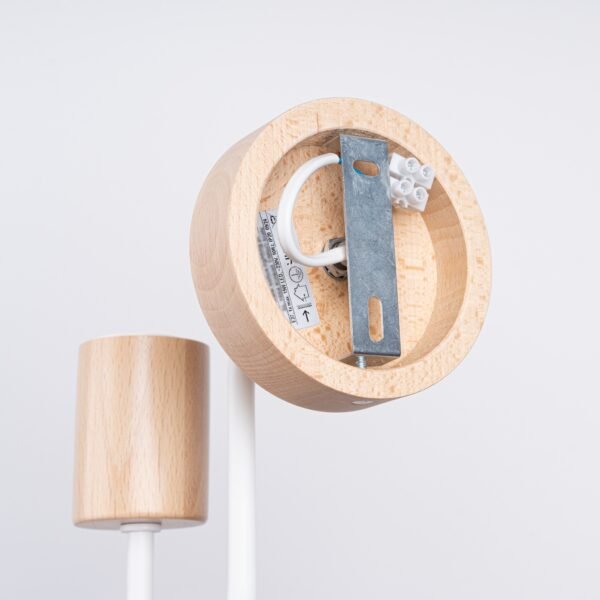 Wall Lamp Timbo White/natural Wood Modern Pendant Lights Great Lighting UK Ltd