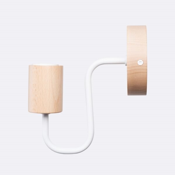 Wall Lamp Timbo White/natural Wood Modern Pendant Lights Great Lighting UK Ltd