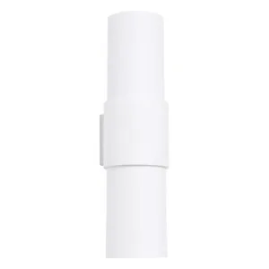 Flash Wall Light - White / Large Up & Down Wall Lights Great Lighting UK Ltd