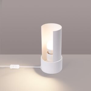 Table Lamp Karbon White Modern Table Lamps Great Lighting UK Ltd