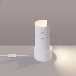 Table Lamp Karbon White Modern Table Lamps Great Lighting UK Ltd