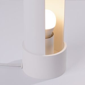 Table Lamp Karbon White Modern Table Lamps Great Lighting UK Ltd