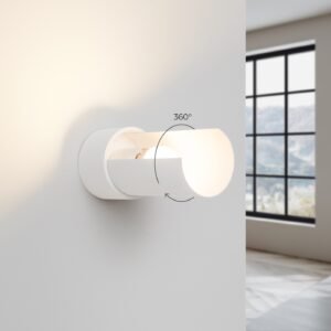 Wall Lamp Flash White Single Wall Lights Great Lighting UK Ltd