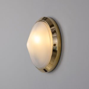 Veria Outdoor Wall Light 26cm dia Rated IP44 Bulkhead Lights Great Lighting UK Ltd