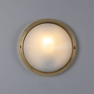 Veria Outdoor Wall Light 26cm dia Rated IP44 Bulkhead Lights Great Lighting UK Ltd