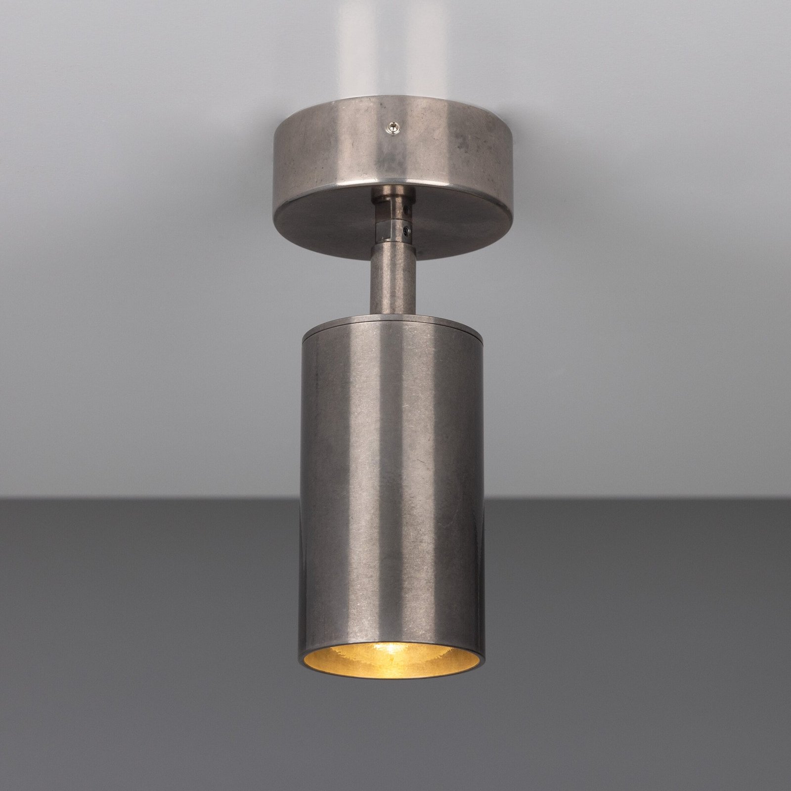 Evanston Directional Brass Spot Light | Brass or Coloured Single Kitchen Spotlights Great Lighting UK Ltd