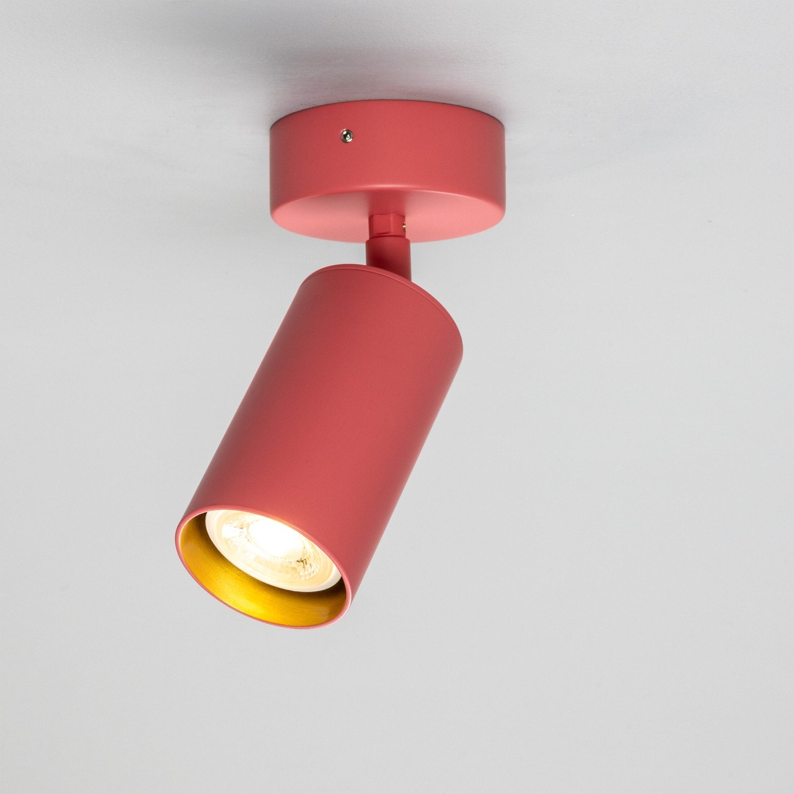 Evanston Directional Brass Spot Light | Brass or Coloured Single Kitchen Spotlights Great Lighting UK Ltd
