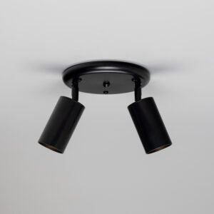 Evanston Directional Brass Ceiling Dual Spotlight - 6 Finishes Kitchen Ceiling Lights Great Lighting UK Ltd