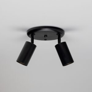 Evanston Directional Brass Ceiling Dual Spotlight - 6 Finishes Kitchen Ceiling Lights Great Lighting UK Ltd