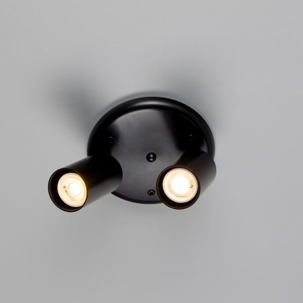 Evanston Directional Brass Ceiling Dual Spotlight - 6 Finishes Kitchen Ceilings Lights Great Lighting UK Ltd