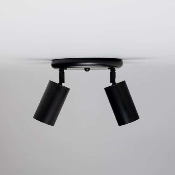 Evanston Directional Brass Ceiling Dual Spotlight - 6 Finishes Kitchen Ceilings Lights Great Lighting UK Ltd