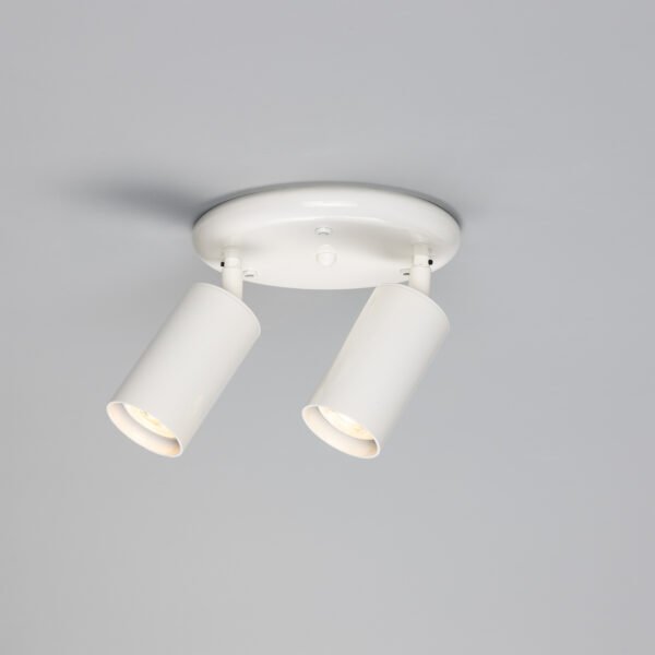 Evanston Directional Brass Ceiling Dual Spotlight - 6 Finishes Kitchen Ceilings Lights Great Lighting UK Ltd