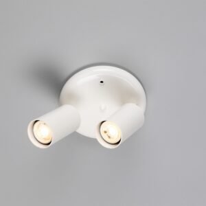 Evanston Directional Brass Ceiling Dual Spotlight - 6 Finishes Kitchen Ceiling Lights Great Lighting UK Ltd