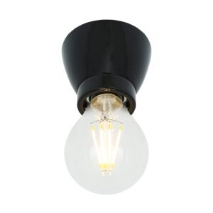 Baltimore Ceramic Flush Ceiling Light Minimalist Wall Lights Great Lighting UK Ltd