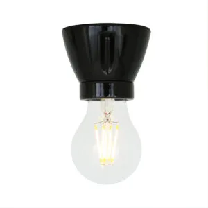 Baltimore Ceramic Flush Ceiling Light Minimalist Wall Lights Great Lighting UK Ltd