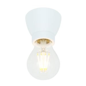Baltimore Ceramic Flush Ceiling Light Minimalist Wall Lights Great Lighting UK Ltd