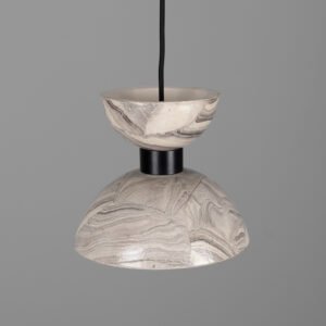 Nakaii Marbled Ceramic Small Pendant Light Ceramic Pendant Lighting Great Lighting UK Ltd
